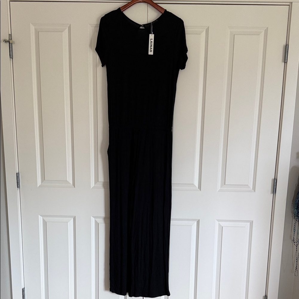 Wilfred Classic Black Maxi Dress